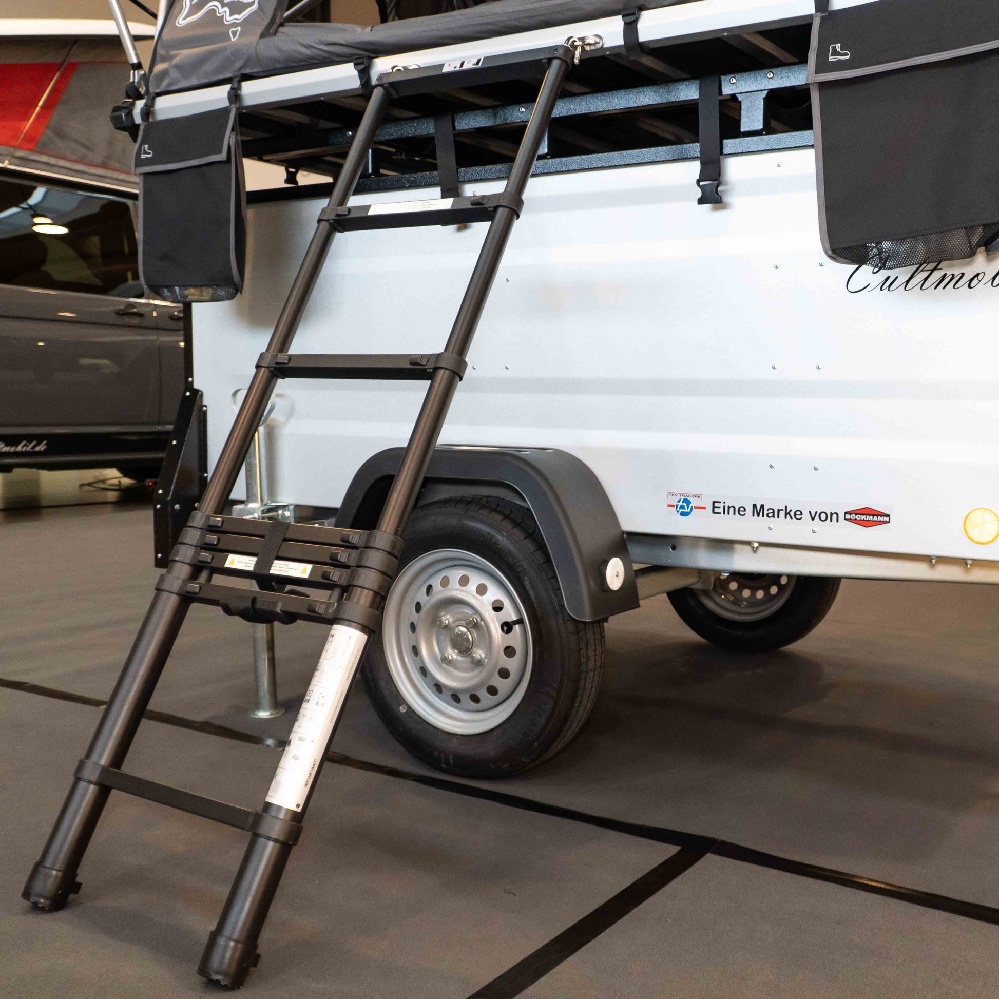 Dachzelt für Auto und Minicamper 2 Personen Softcover Leiter