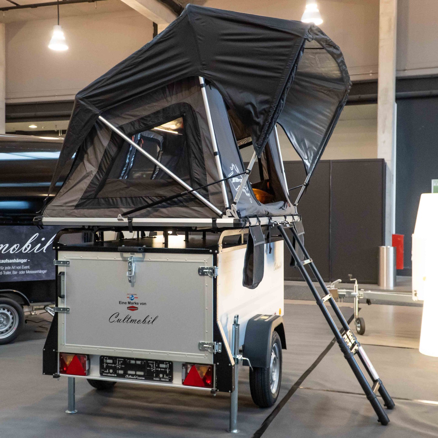 kt-eb2 mit verstärkungs-set für dachzelte Dachzelt Anhänger auf Kofferanhänger-Basis – TPV KT-EB2 – Cultmobil Shop