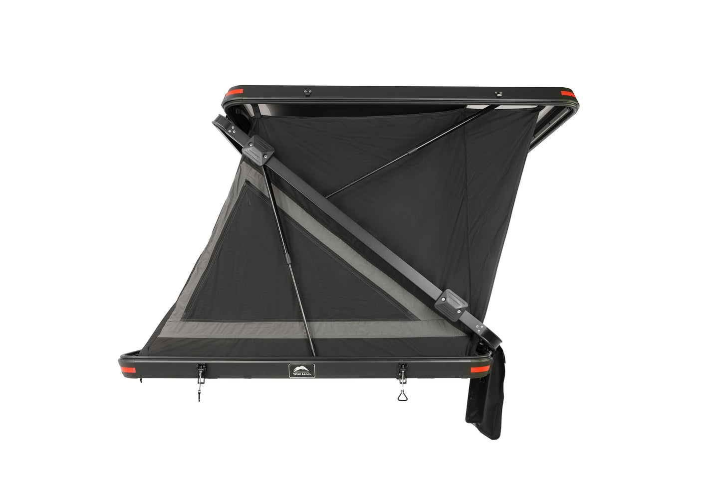 Dachzelt für Auto und Minicamper, 2 Personen, Hartschale mit Z-förmigem Bügel