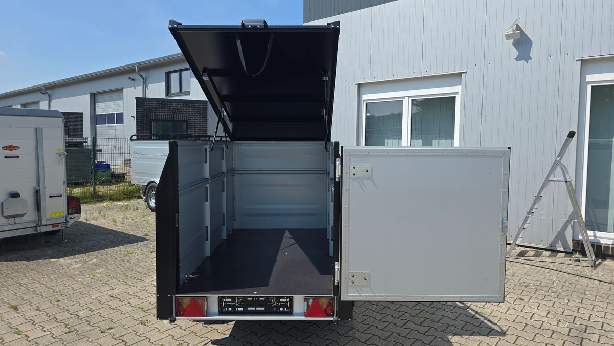 Dachzelt Anhänger auf Kofferanhänger-Basis – TPV KT-EB2 Plus