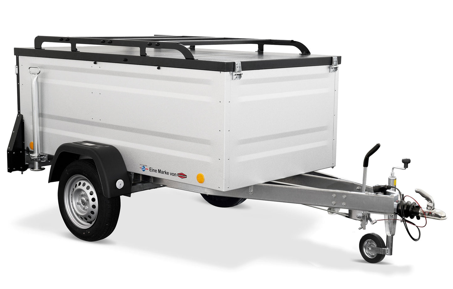 Dachzelt Anhänger Minicamper TPV EB2 – Produktfoto vor weißem Hintergrund.