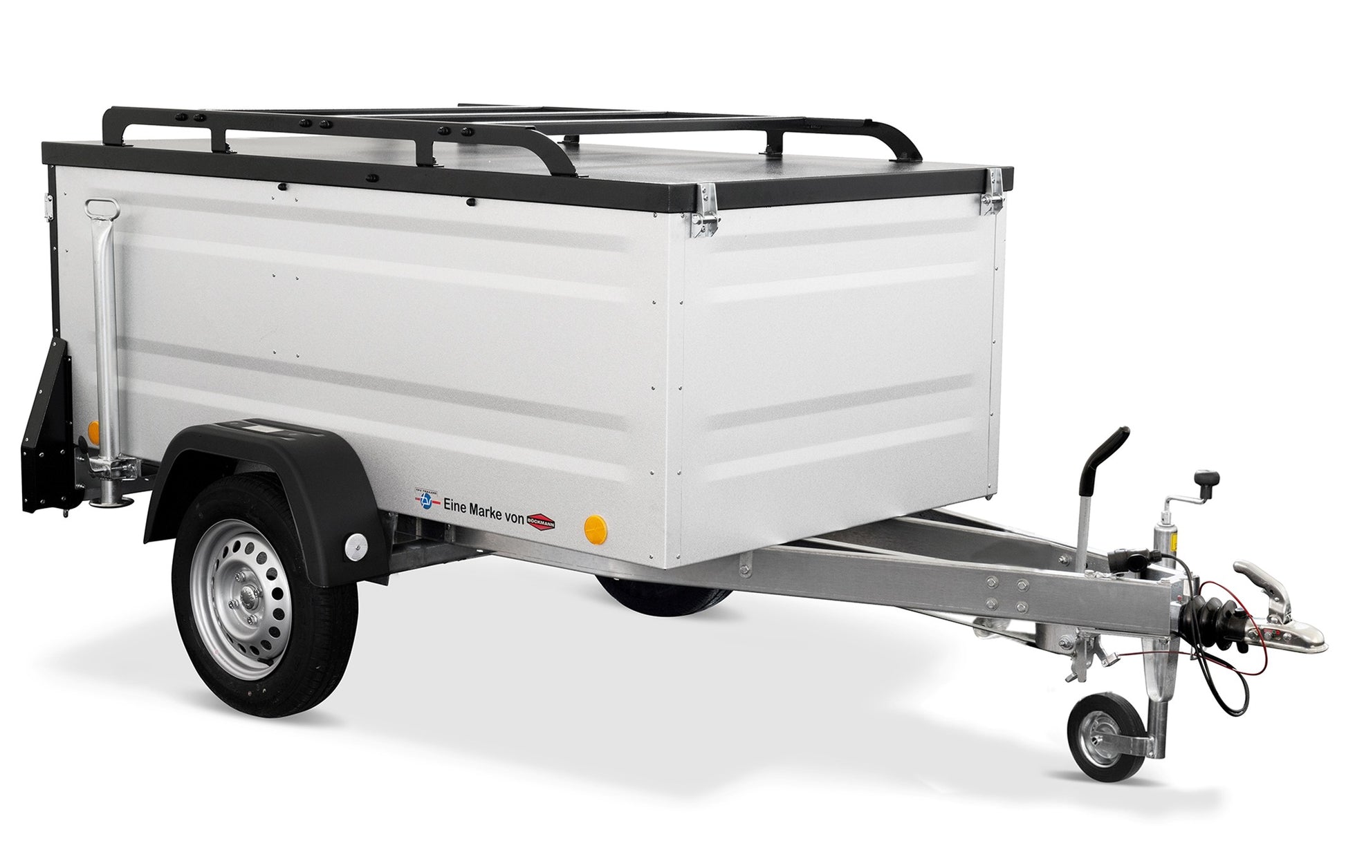 Dachzelt Anhänger Minicamper TPV EB2 – Produktfoto vor weißem Hintergrund.