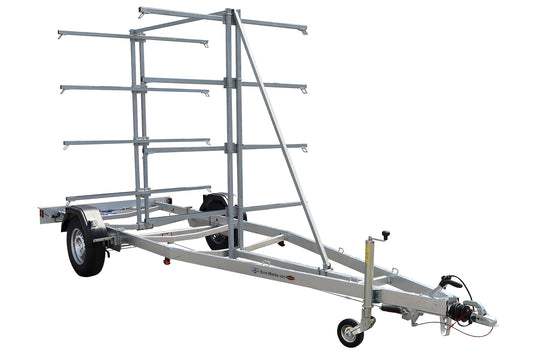 BA 1300-K Bootstrailer für Kanus gebremst 1300kg