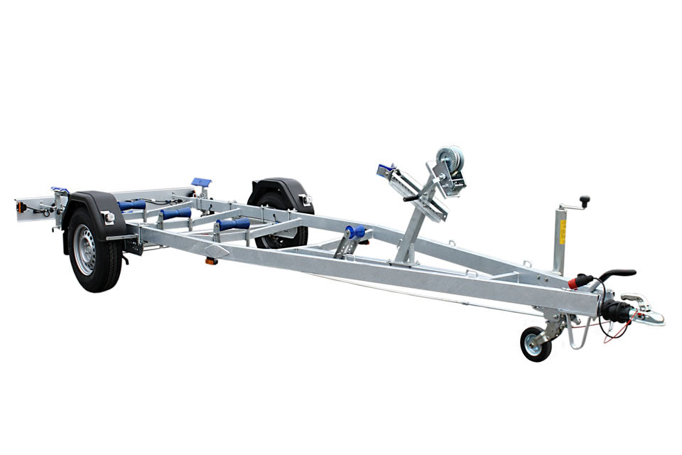 BA 1300-L Bootstrailer 1300kg, 6.680 x 1.970 x 1.480 Bootslänge bis 5.8m mit Winde
