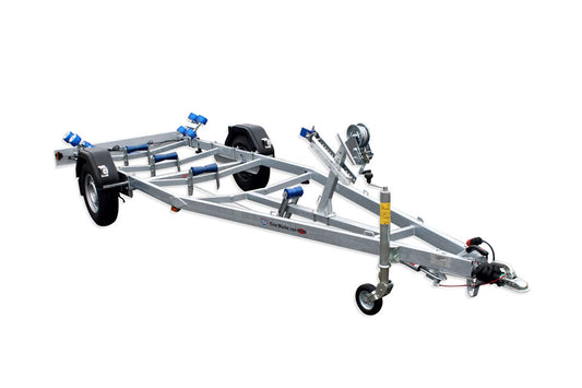 BA 1300-R Bootstrailer 6.680 x 1.970 x 1.480 1300kg Bootslänge bis 5,8m mit Winde