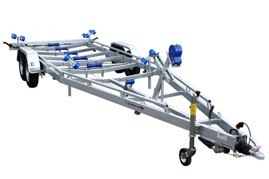 BA 3500-R Bootstrailer 9.685 x 2.520 x 1.495 3500kg Bootslänge bis 8,5m mit Winde