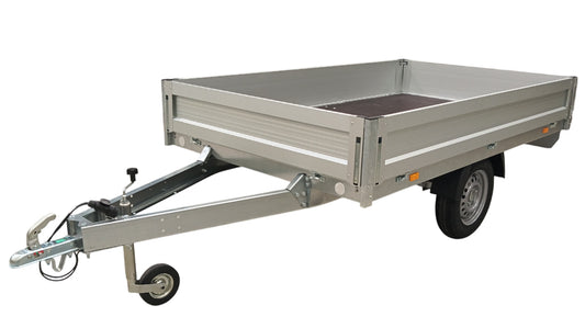 HL-EU 2515/75 750kg ungebremst mit Stützrad, Außenmaße 3.831 x 1572 x 947